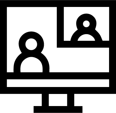 pictogramme visioconférence